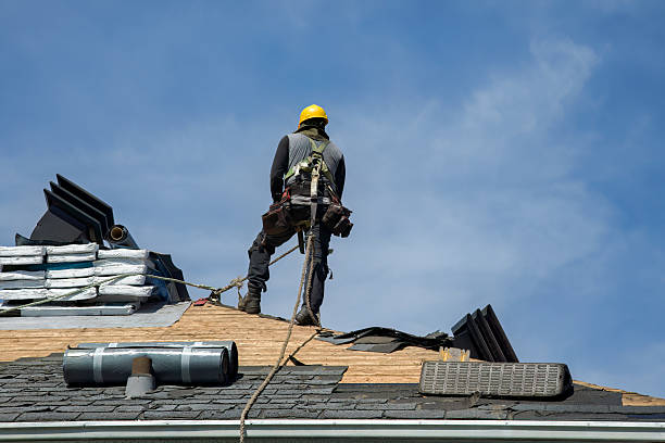 Professional Metal Roofing technician working in Burton, MI